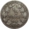 Германия, 1/2 марка, 1905, A