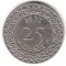 Суринам, 25 центов, 1972