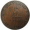 Венецианская революция, республика святого Марка, 5 чентезимо, 1849, очень интересная и редкая монета