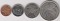 Кирибати, 50, 10, 5, 1 цент, 1979/1992