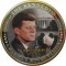 Медаль настольная, президент Кеннеди, капсула