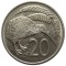 Новая Зеландия, 20 центов, 1969, KM# 36