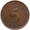 Маврикий, 5 центов, 1975, KM# 34