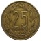 Камерун, 25 франков, 1972