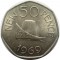 Гернси, 50 пенсов, 1969