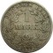 Германия, 1 марка, 1899, А, серебро