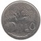 Зимбабве, 10 центов, 1980