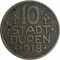 Германия(Дюрен), 10 пфеннигов, 1918 нотгельд