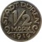Германия, Дюрен, 1/2 марки, 1919, нотгельд. Красный барон, Манфред Альбрехт фон Рихтгофен.