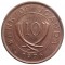 Уганда, 10 центов, 1976, KM# 2a