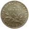 Франция, 2 франка, 1915, Серебро 10 гр