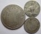 Иностранные серебряные монеты, 3 шт