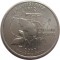США, 25 центов, 2002, Луизиана, D