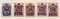 РСФСР, марки, 1922, Надпечатка пятиконечной звезды и нового номинала на стандартных марках Российской Империи 1908-1917 гг.