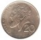 Кипр, 20 центов, 2001