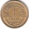 Франция, 1 франк, 1938, KM# 885
