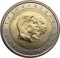 Люксембург, 2 евро, 2005, 50-лет правящему монарху Анри Нассау и 100-летие со дня смерти герцога Люксембургского Адольфа