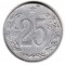 Чехословакия, 25 геллеров, 1953