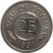 Гайана, 25 центов, 1991