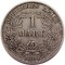 Германия, 1 марка, 1904, Е, серебро, KM# 14