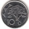 Намибия, 10 центов, 2012, KM# 2