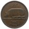 Ирландия, 1/2 пенни, 1940, Свинья с поросятами, KM# 10
