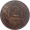 Карибы Восточные, 2 цента, 1955