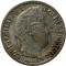 Франция, 1/2 франка, 1837, Луи Филипп I, редкая