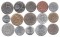 Монеты Чехословакии, 15 шт