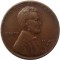 США, 1 цент, 1949 S, «пшеничный цент», монетный двор Сан-Франциско, XF