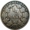 Германия, 1/2 марки, 1906 D