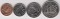 Каймановы острова, 2008, 1, 5, 10, 25 центов, набор 4 шт.