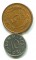 Монеты Дания, 2 шт, разные
