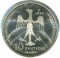 ФРГ, 10 марок,1995, 800 лет со дня смерти Генриха Льва, серебро 15,5 гр, KM# 186