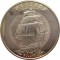 Кирибати(о-ва Гилберта), 1 доллар, 2014, фрегат Паллада, диаметр 35 мм