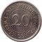 Маврикий, 20 центов, 1994, KM# 53