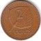 Фиджи, 2 цента, 1969, KM# 28