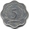 Восточно-Карибские государства, 5 центов, 1992, KM# 12