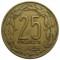 Камерун, 25 франков, 1972, KM# 26