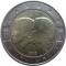 Бельгия, 2 евро, 2005, экономический союз Бельгии и Люксембурга