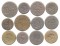 Монеты Турции, 12 шт