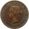 Канада, 1 цент, 1876 Н, королева Виктория