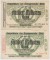 Германия, 100 миллионов, 1923, 2 шт нотгельд разновиды