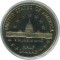 США, Полдоллара, 1989, 200летие Конгресса США, здание Капитолия, Статуя Свободы, капсула
