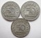 Германия, набор монет, 3 шт, разные