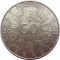 Австрия, 50 шиллингов, 1972, серебро
