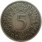 Германия, 5 марок, 1951, F, годовой