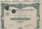 Акция на 100 франков 1907, Русский антрацит. Купоны. 