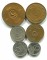 Монеты Скандинавия, 6 шт, разные