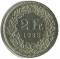 Швейцария, 2 франка, 1992, KM# 21a.3
